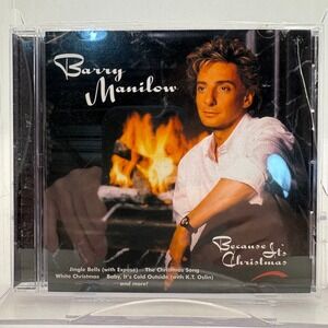 Barry Manilow Because It's Christmas CD 1990 Arista 75517456762 Holiday Music